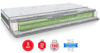 Матрас Aloe Vera ПЛАНТО